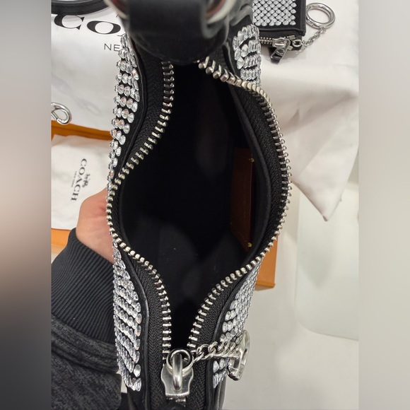 Coach Jonie Bag With Crystal & matching Crystal skinny id wallet - Picture 7 of 8